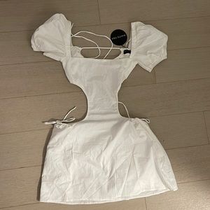 White Fox Different Girl Cut Out Dress